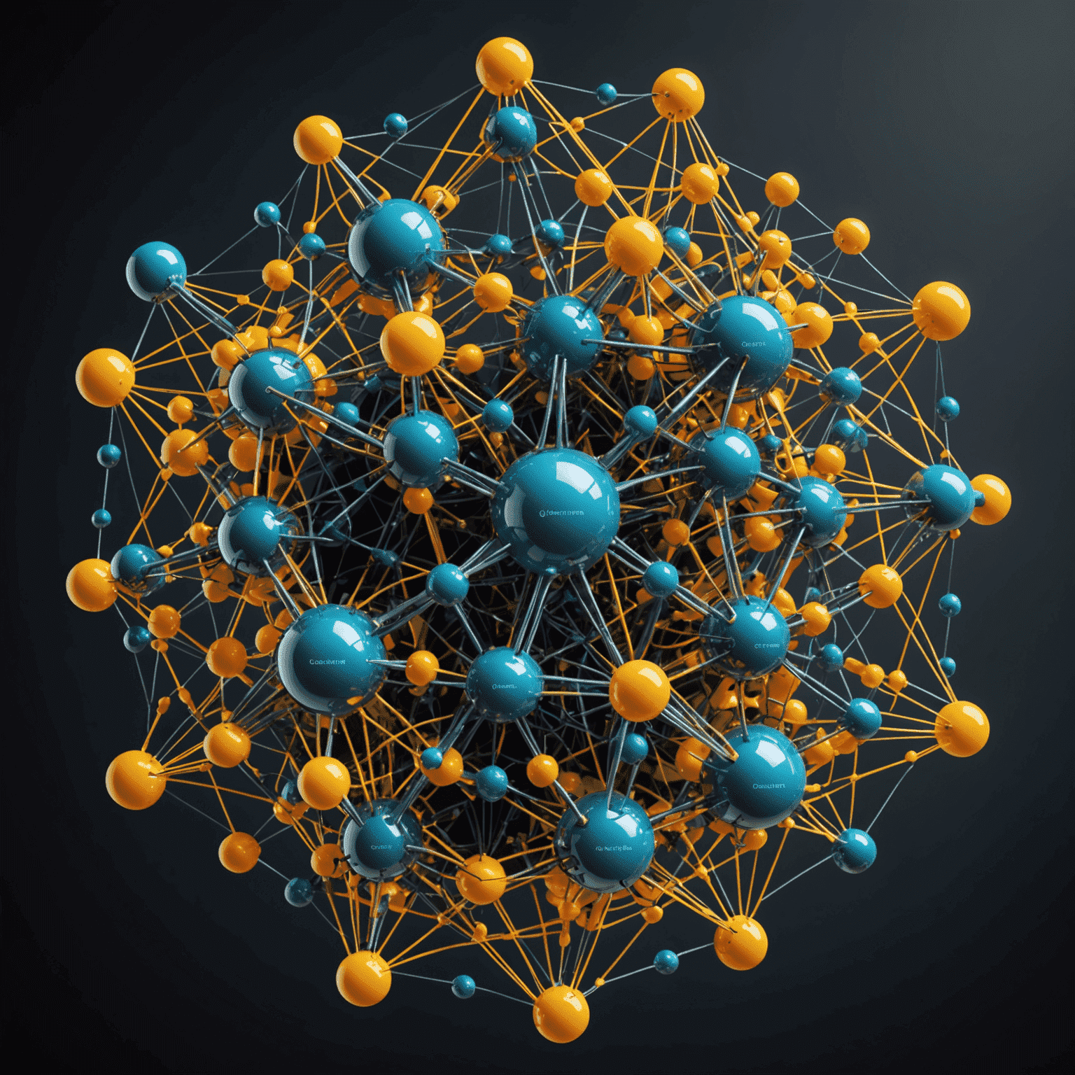 Visualization of a complex quantum algorithm with interconnected qubits and quantum gates, representing the intricate nature of quantum computation