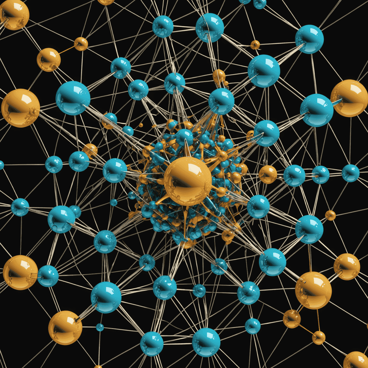 A visual representation of quantum error correction, showing qubits protected by a complex network of error-correcting codes